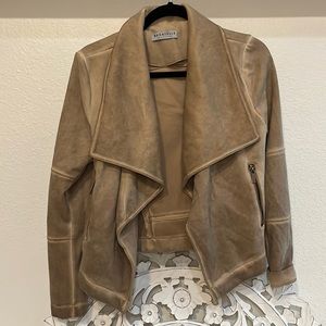 Faux suede women jacket